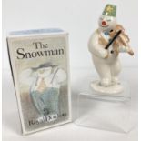 Violinist Snowman #DS11 by Royal Doulton, complete with original box. From The Snowman Gift