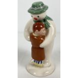 Thank You Snowman #DS4 - 1985 ceramic figurine by Royal Doulton. From The Snowman Gift Collection