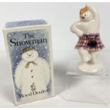 Highland Snowman - The Snowman Gift Collection from Royal Doulton ceramic figurine. #DS7, in