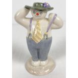 Royal Doulton ceramic figurine "Stylish Snowman" #DS3. From The Snowman Gift Collection, 1985.
