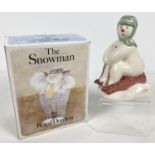 The Snowman Toboganning - Royal Doulton figurine from The Snowman Gift Collection. #DS20, approx.