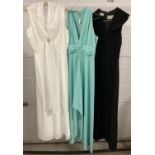 3 vintage 1970's & 70's style sleeveless evening dresses. To include Gerber Modell and Bonprix.