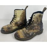 A pair of Dr Martens Limited Edition JMW Turner Carthaginian ankle boots. Size 4, unboxed. In