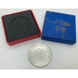 A boxed 1953 Queen Elizabeth Coronation Souvenir Butlins Beavers medallion.