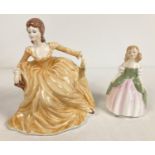 Coalport Ladies of Fashion figurine "Elizabeth" together with Royal Doulton "Penny" figure #