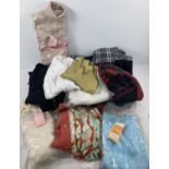 A box of ladies vintage knitwear, mostly 1970's. To include, cardigans, jumpers and waistcoats in