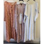 3 vintage theatre costume Medieval/Renaissance style tunic style dresses. In varying colours and