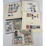 1 large and 2 small vintage stamp albums of assorted British & world stamps.