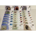 4 Benham Limited Edition first day cover sets from 1997. 2 sets of 4 - Tales & Legends and All the