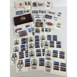 A collection of vintage Winston Churchill commemorative first day covers. A boxed 1974 centenary