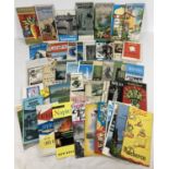 A quantity of vintage New Zealand, European, and British holiday guides. To include samples from: