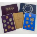 2 cased Coinage of Great Britain & Northern Ireland coin sets - 1970 & 1972. Complete with outer