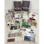 A collection of philately related items. To include an assortment of first day covers, 2 copies