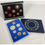 A 1972 Royal Mint proof set of Coinage Of Great Britain & Northern Ireland. Containing Elizabeth &