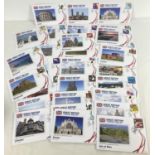 57 assorted Ltd Edition Great Britain Torch Relay commemorative covers from the 2012 London