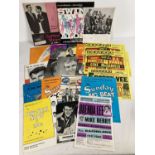 A collection of 1960's advertising posters and programmes for Granada Television entertainment