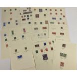 A collection of assorted stamps from Victoria, Edward VII, George V, Edward VIII and George VI.
