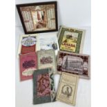 A collection of mixed antique and vintage ephemera. To include a copy of "Ladies Diary: Or Woman's