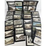 Approx 125 vintage postcards to include Edwardian and humorous. Examples include street scenes, hand