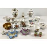 A collection of assorted vintage quality ceramic items. To include: Copeland Spode, Royal Worcester,