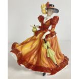 A Royal Doulton figurine "Forever Autumn" #HN5108, from the Pretty Ladies range. Approx. 24cm tall.