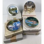 8 boxed limited edition ceramic collectors plates, complete with CoA's. A set of 3 Spode plates from