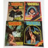 Issues 1-4 of Vampirella Comic Book. Comic by Warren Publishing Corp. UK Versions. Dated 1972.