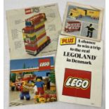 A small collection of instruction books and leaflets. To include a Lego 73 Your Guide To Lego.