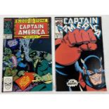 2 notable issues of Captain America comic book. Issues #354 (1st appearance of John Walker as U.S.