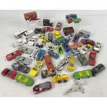 50 assorted playworn diecast vehicles to include Matchbox, Corgi, Lone Star, Hot Wheels & Real