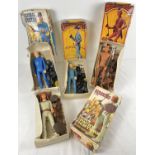 4 boxed 1970's Marx Toys 'Best of the West' 11" action figures with accessories. Comprising: Captain