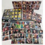An album containing full sets of Star Trek Skybox trading cards to include: Voyager, Deep Space