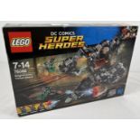 A sealed & unopened Lego DC Super Heroes boxed construction set #76086 Knightcrawler Tunnel