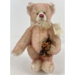 A 12" Limited Edition, fully jointed, mohair Grisly German teddy bear, named Pinky. With neck