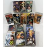 A collection of 14 assorted BBC Doctor Who VHS tapes featuring Tom Baker as The Doctor. To include 2