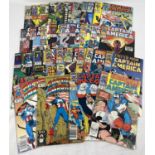 32 issues of Captain America comic book. Covering issues 228-409. Published by Marvel Comics.