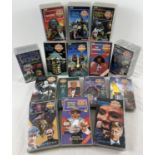 A collection of 15 assorted BBC Doctor Who VHS tapes featuring John Pertwee as The Doctor. To