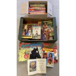 2 boxes of children's vintage story books and annuals. To include 1941 edition of "The Story Of
