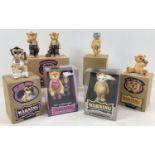 A collection of assorted boxed Bad Taste Bears collectable resin figures.