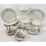 A quantity of assorted Johnson Brothers ceramic dinner & tea ware in "Summer Chintz" pattern.