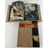 2 binders of 1963 Animals magazine from Purnell & sons, with Armand Denis as Editor in chief.