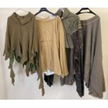 4 vintage theatre costume Medieval/Renaissance style tunics and tops. In varying styles.