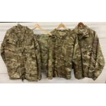 4 items of camouflage clothing. 2 combat jackets - temperate weather MTP (size 170/112) & Tropical