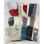 12 packets of assorted stockings and tights in varying colours & designs. To include Frederick's