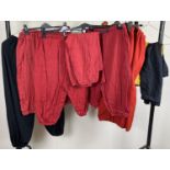 9 assorted pairs of theatre costume pantaloons.