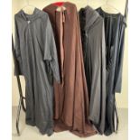 4 theatre costume long capes and tunics.