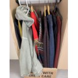 A wardrobe box containing 12 items of men's wear. To include: Tokyo Laundry, John Lewis, Joules,