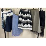 6 assorted vintage skirts, in varying sizes, lengths, conditions and styles.