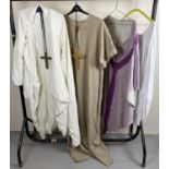 4 items of theatre costume religious themed clothing.