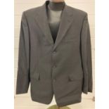 A Hugo Boss charcoal grey virgin wool Angelico jacket. Approx. 42 inch chest.